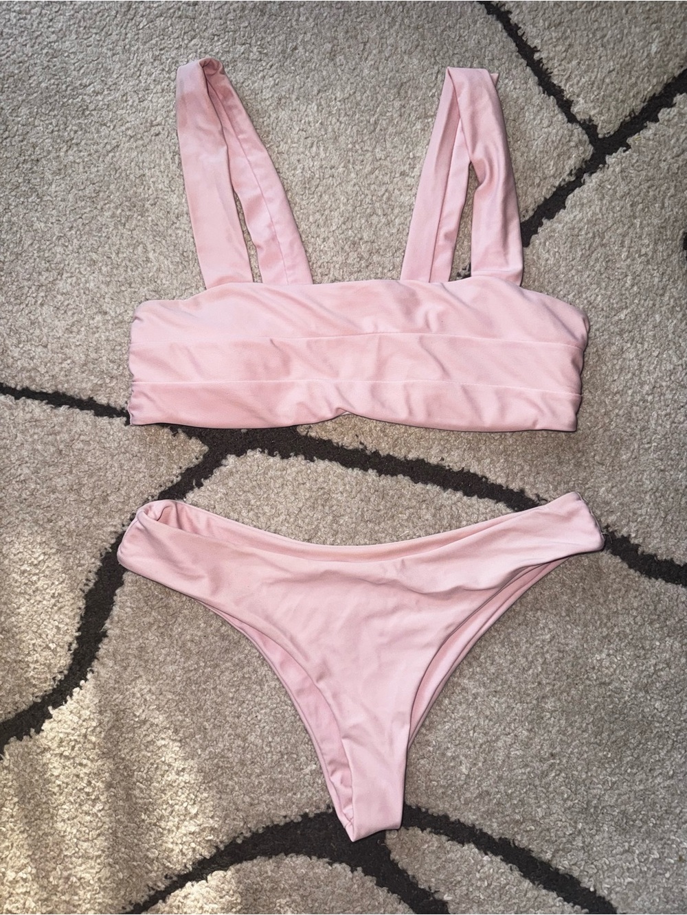 Pink Two-Piece Bikini Set - Picture 2 of 4